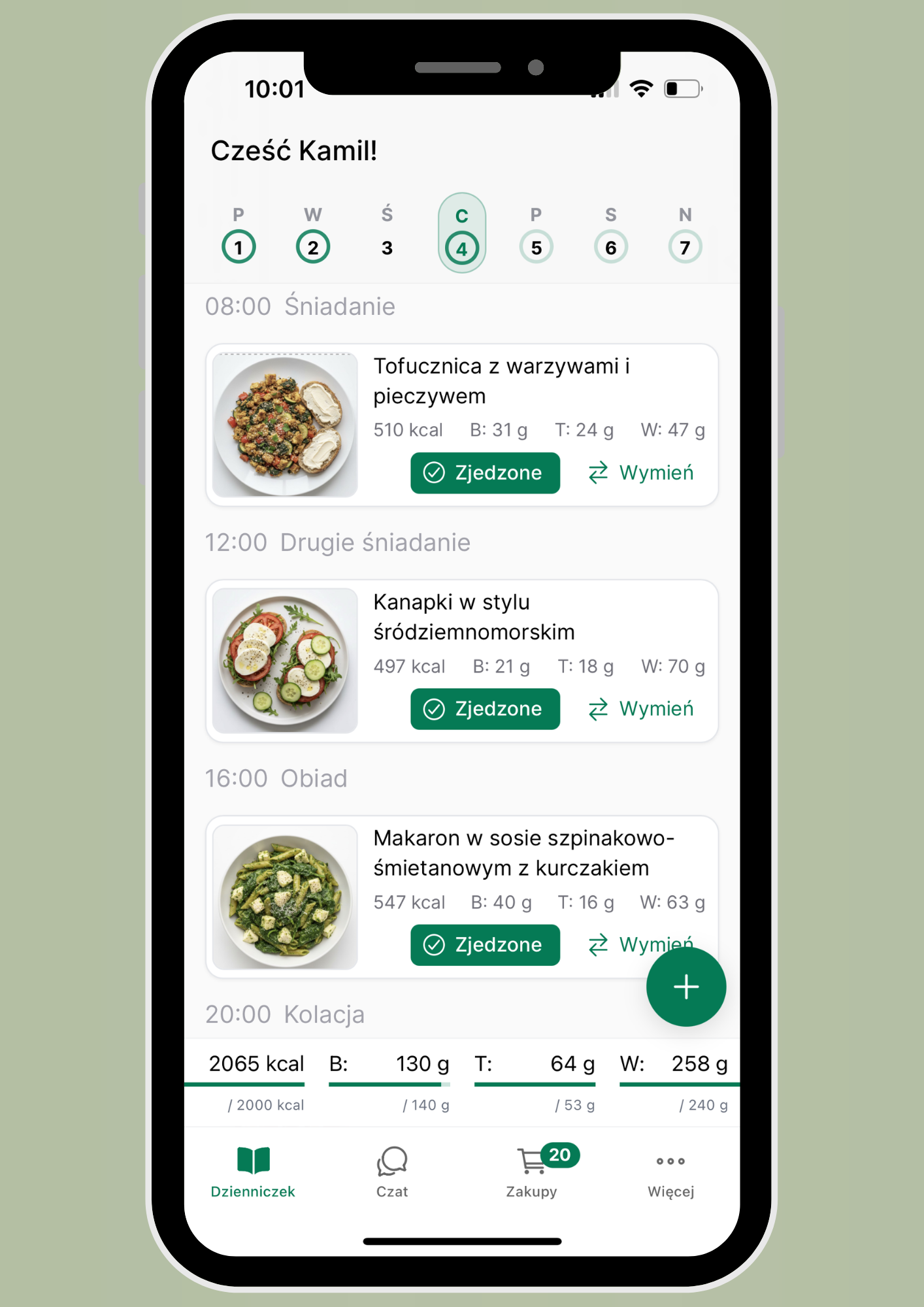 Wygodne liczenie kalorii i makroskładników