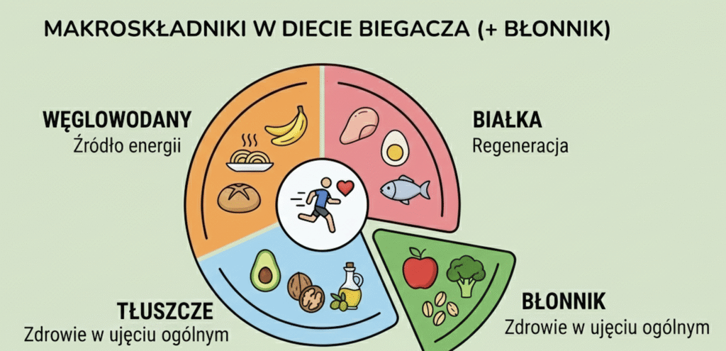 Makroskładniki w diecie biegacza
