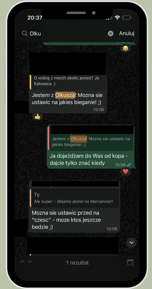 Aplikacja dla biegaczy